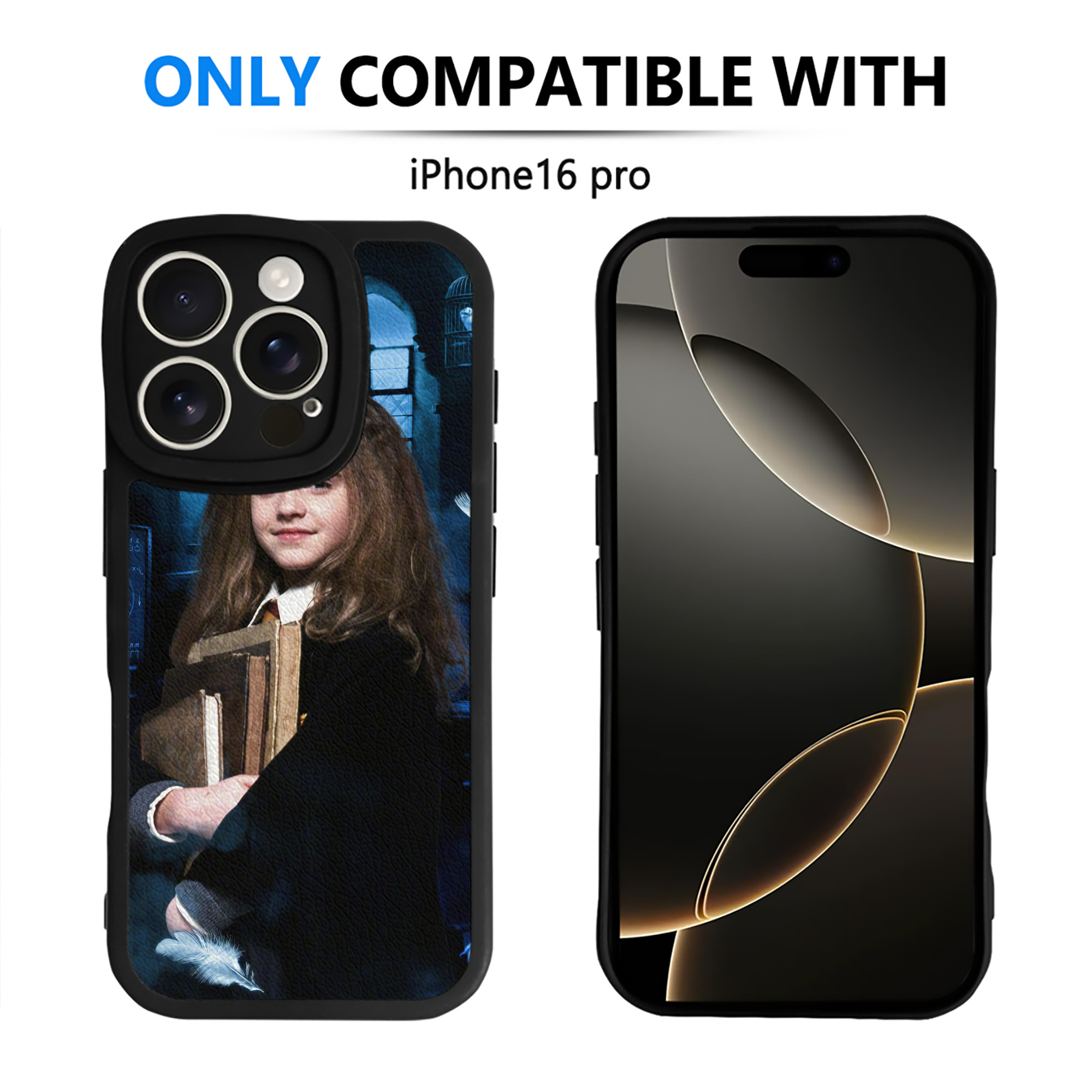 （画像用） Harry Potter ハリー・ポッターシリーズ 【iPhone 16シリーズ対応】シリコンスマホケース（レザー調） 材質：シリコン